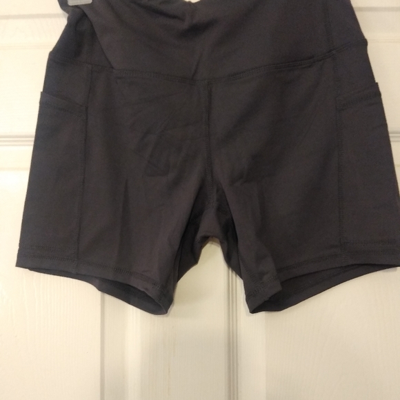 Charcoal grey biker shorts - Picture 4 of 5